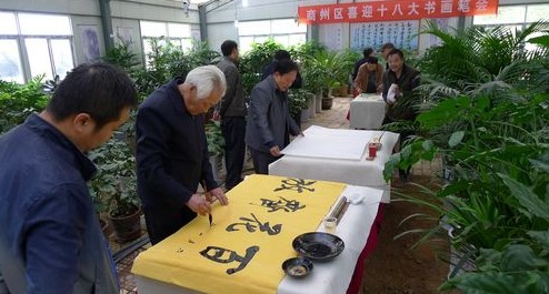 商州區文聯舉辦“商州區喜迎十八大筆會”