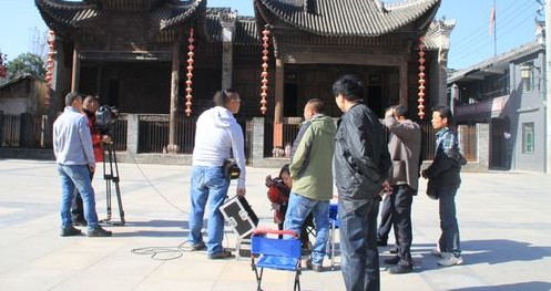 大型電視系列片《漢江》在古鎮漫川關拍攝