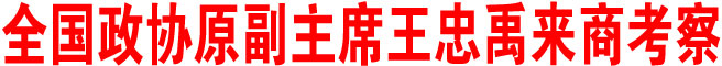 全國政協原副主席王忠禹來商考察