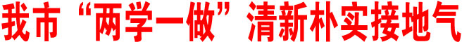 商洛市“兩學一做”清新樸實接地氣