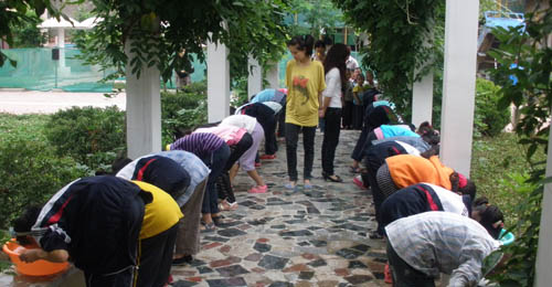 洛南高耀鎮中心小學開展了“防溺水安全教育演練活動”